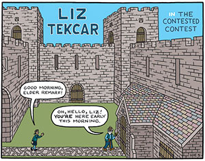 Liz Tekcar in The Contested Contest